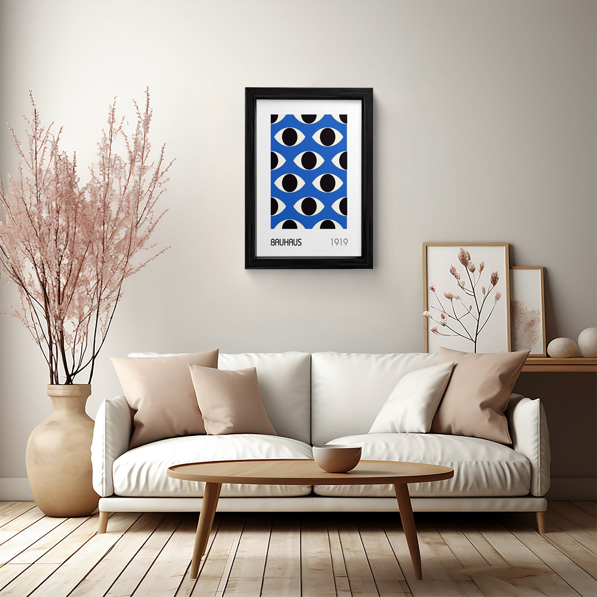 Bauhaus 1919 Classic Eye Framed Art Print