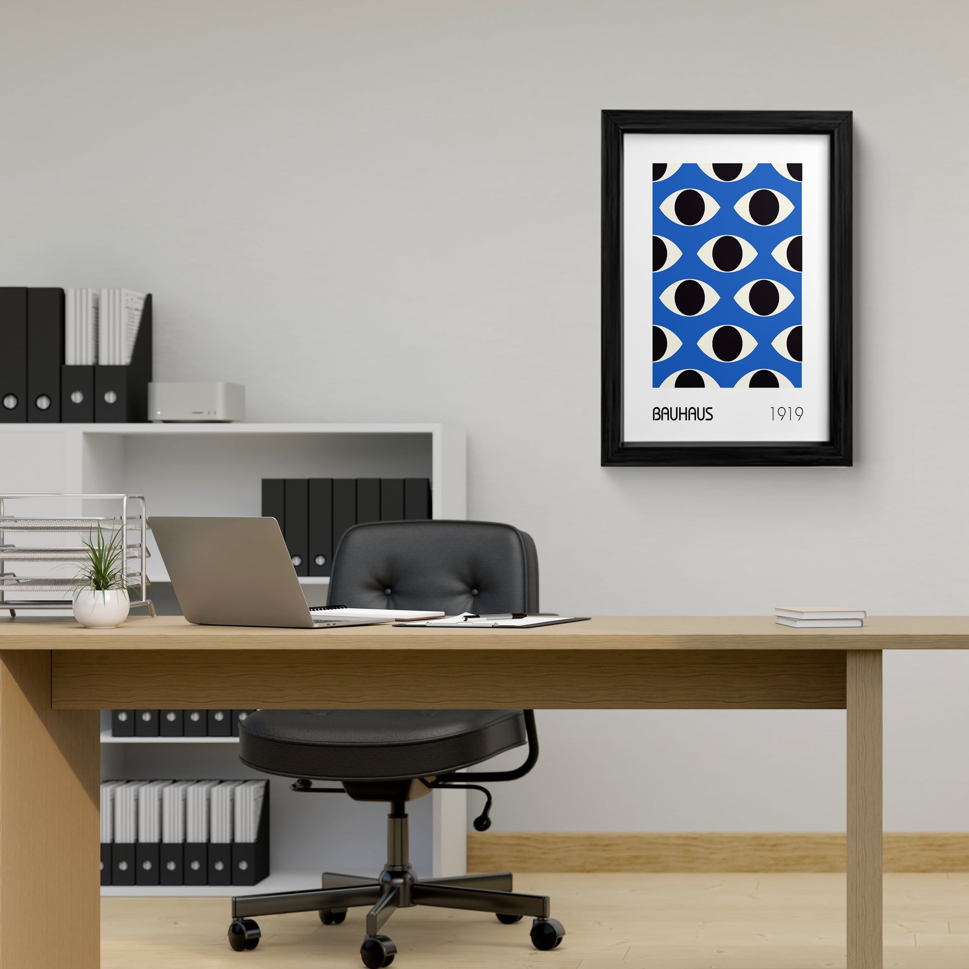 Bauhaus 1919 Classic Eye Framed Art Print