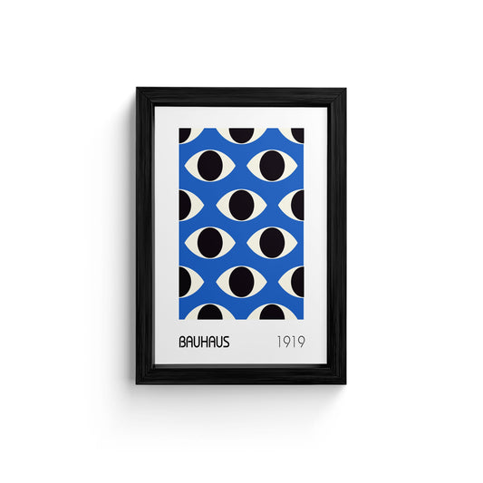 Bauhaus 1919 Classic Eye Framed Art Print