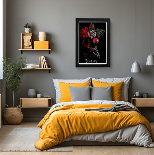 Death Note Ryuk Anime Wall Art Framed Print
