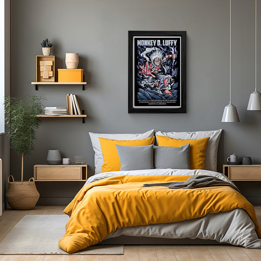 Epic Monkey D. Luffy Canvas Art Print