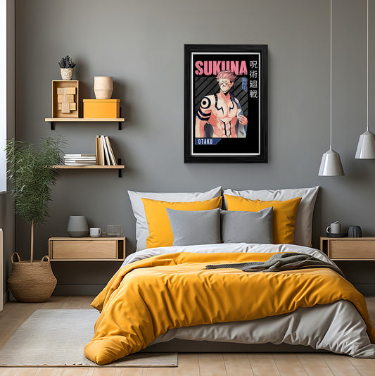 Ryomen Sukuna Otakus Framed Art Print