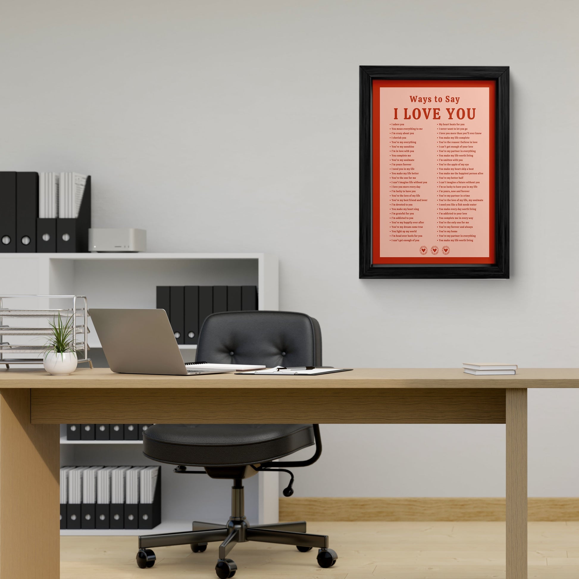 Framed Art Print - Expressions of Affection