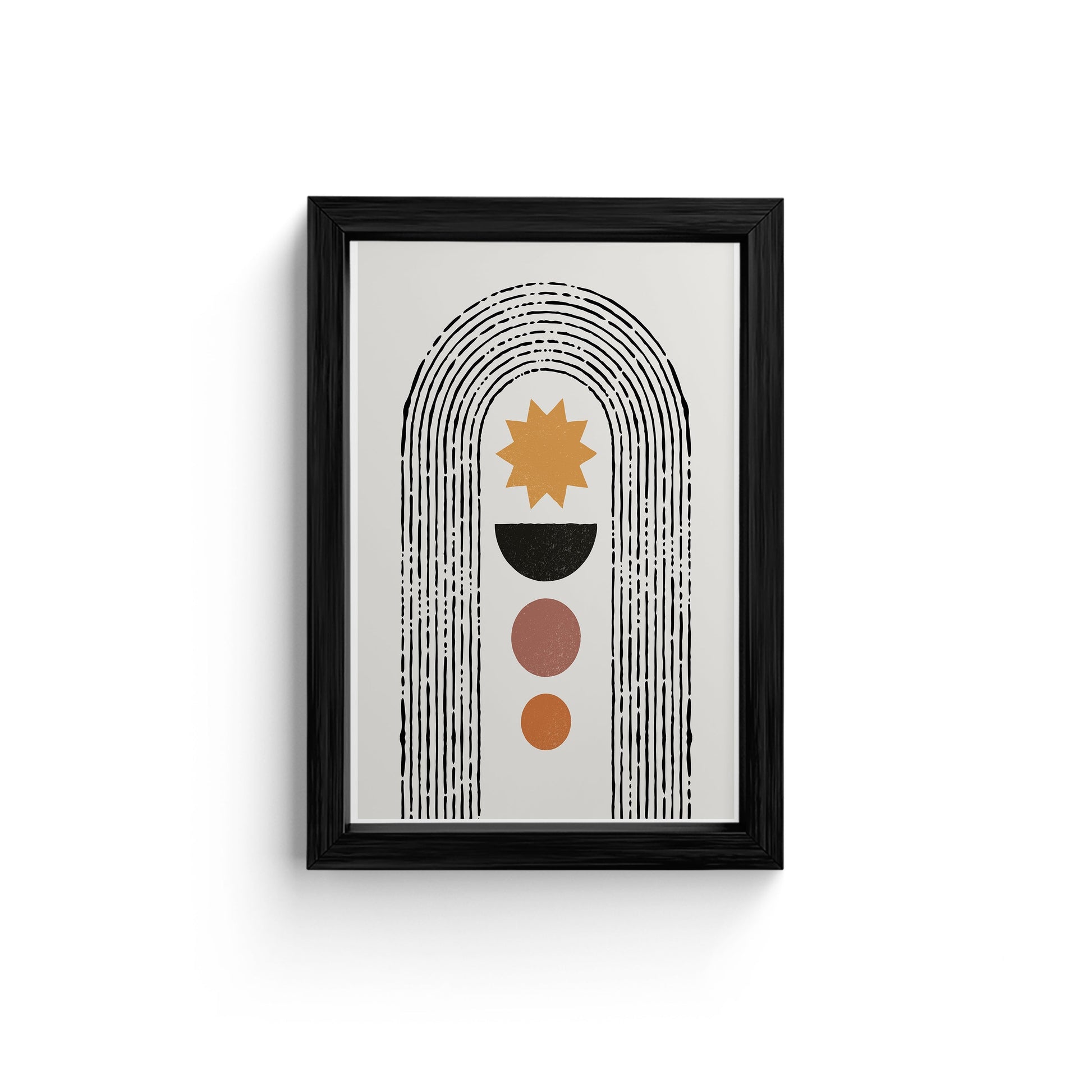 Harmony Abstract Geometric Framed Wall Art