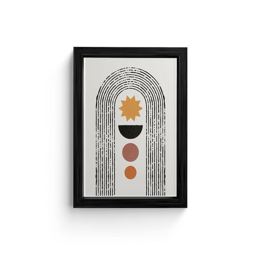 Harmony Abstract Geometric Framed Wall Art
