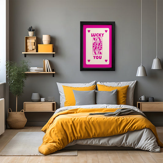 Lucky You - Vibrant Canvas Wall Art