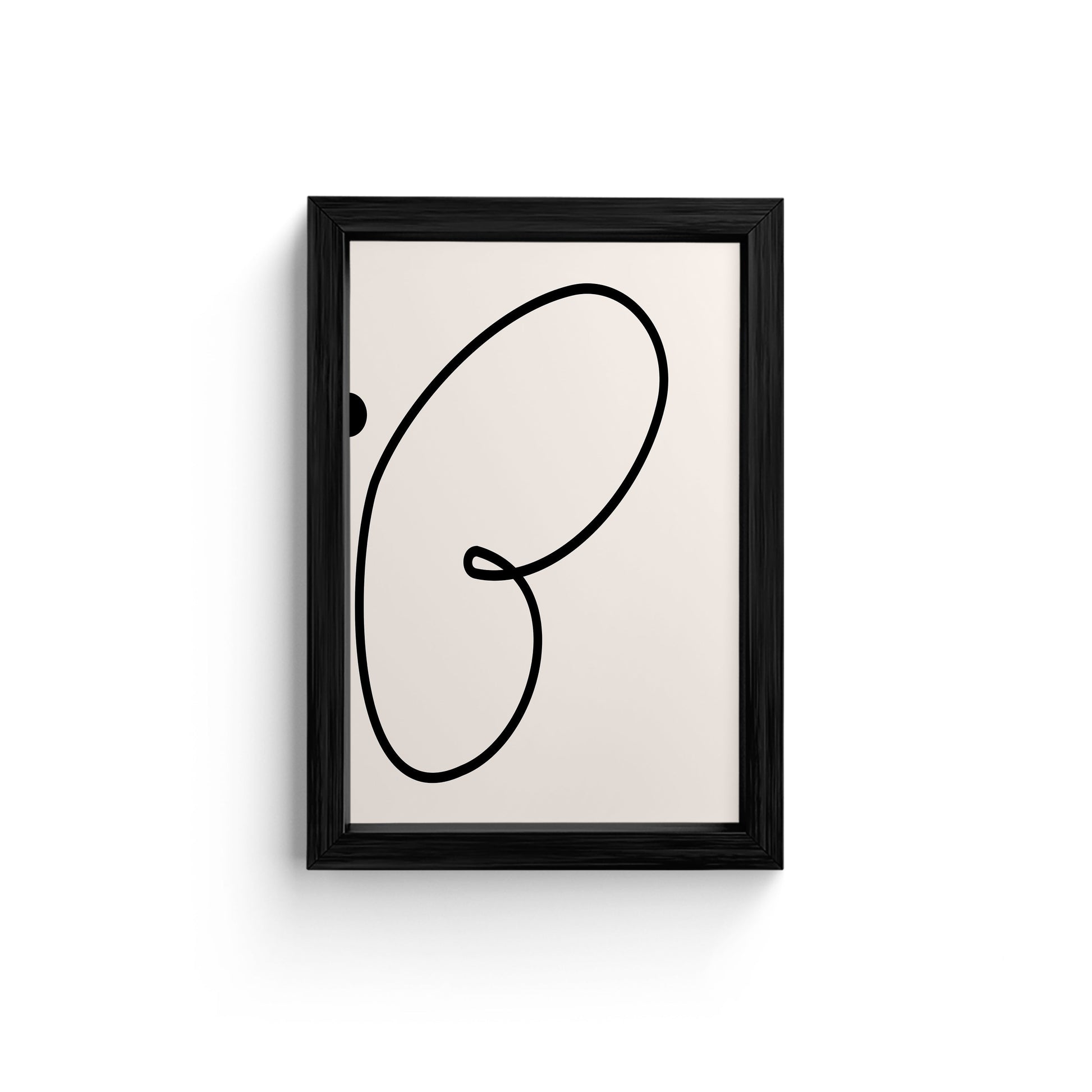 Elegance Simplicity Abstract Line Art Print