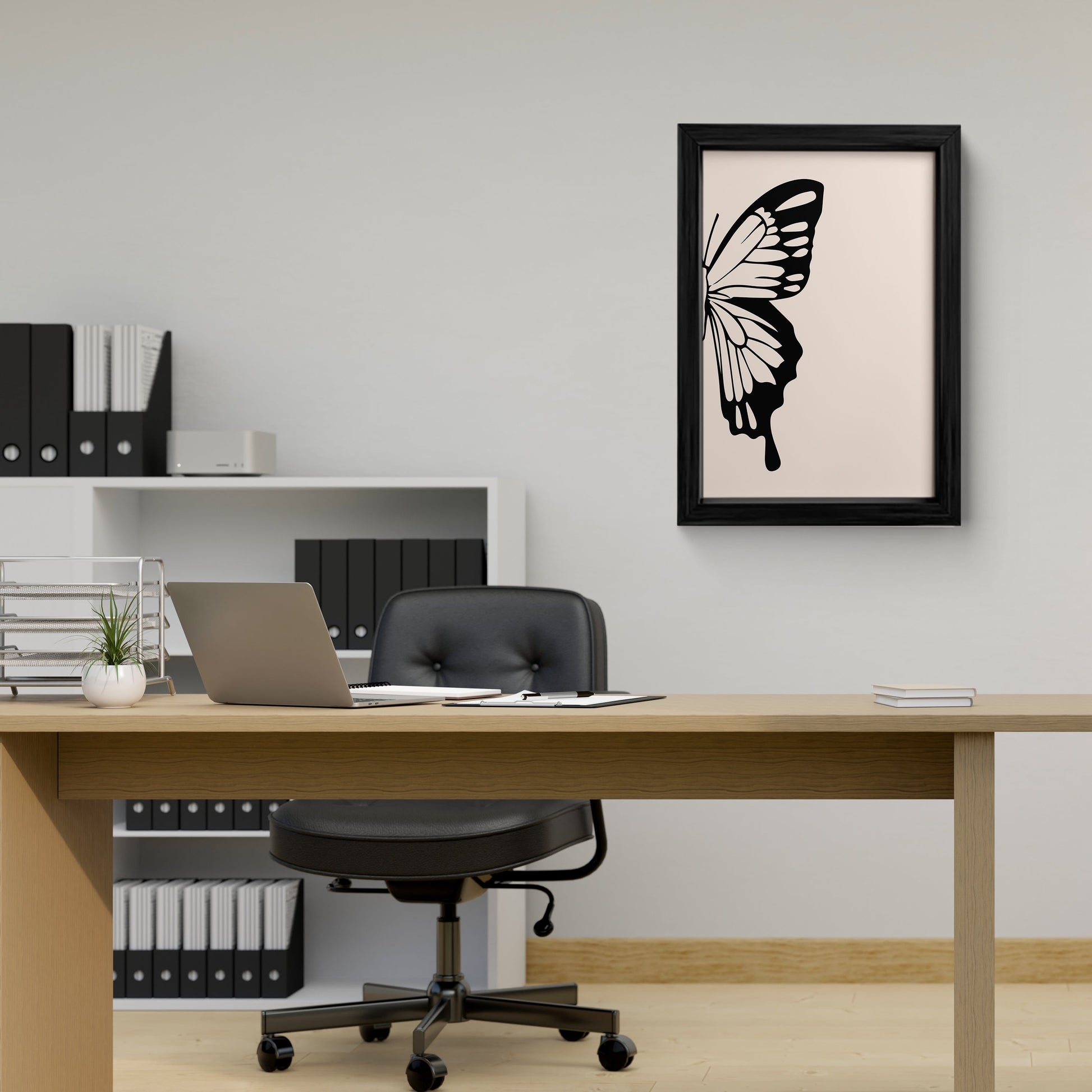 Elegant Butterfly Framed Wall Art