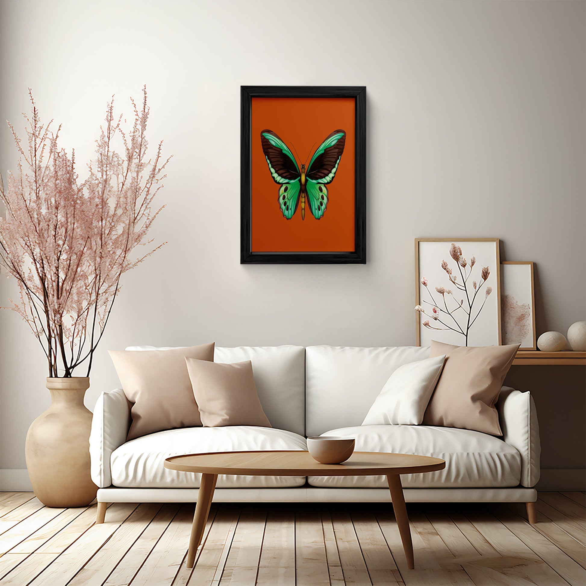 Ethereal Beauty - Butterfly Canvas Wall Art