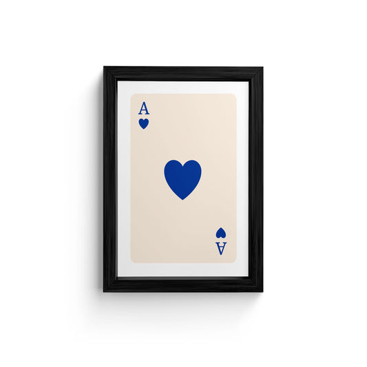 Ace of Hearts Wall Art