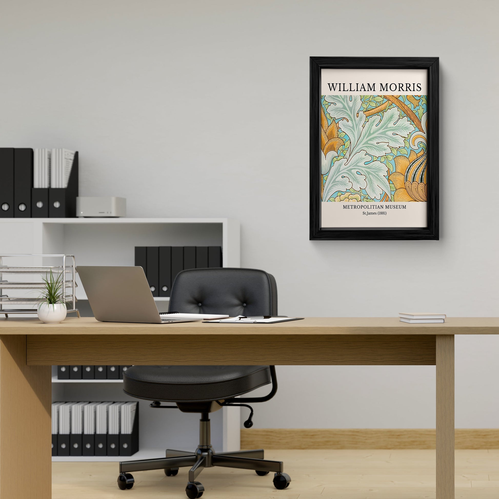 William Morris Leaf Wall Art Print