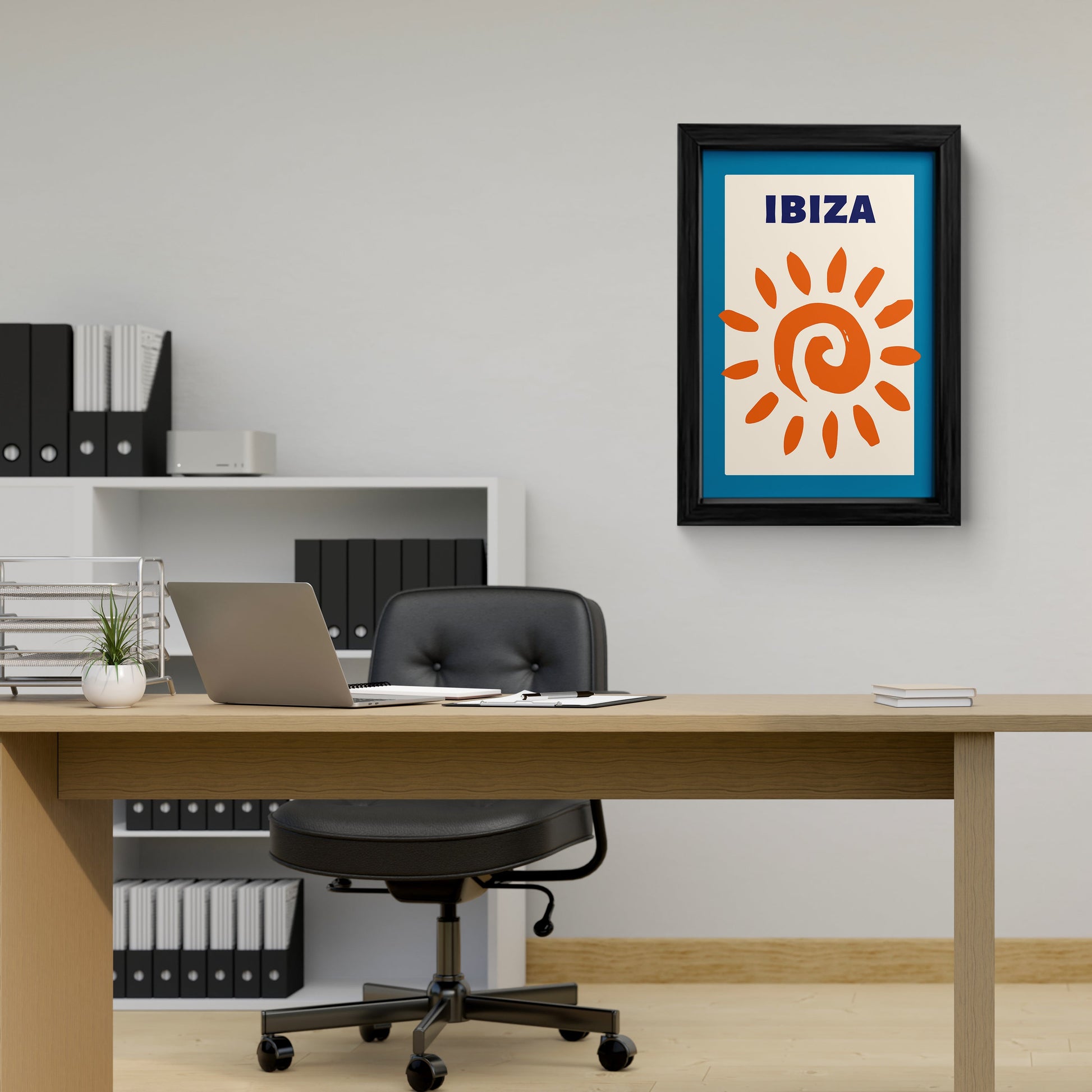 Ibiza Sunrise: Vibrant Canvas Wall Art