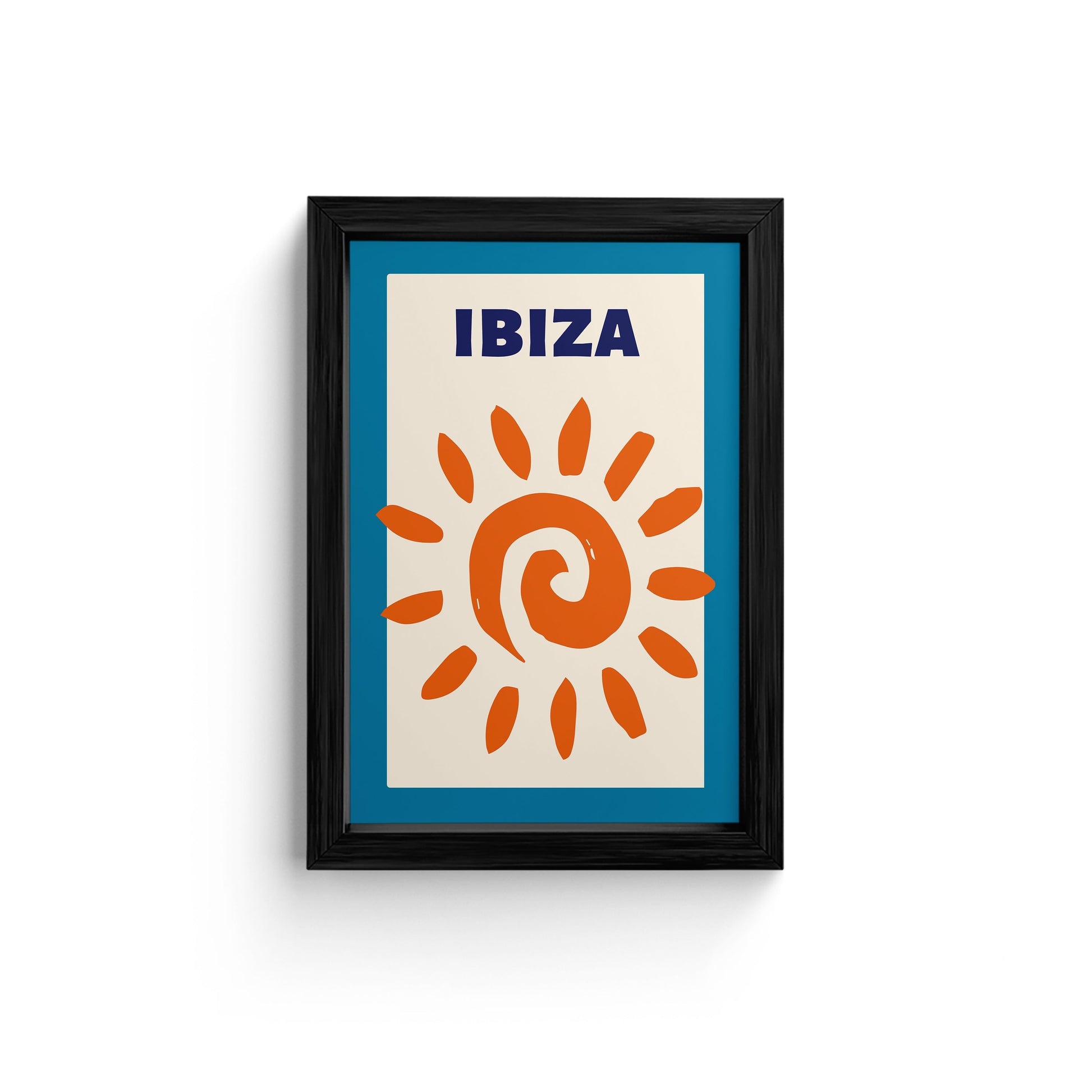 Ibiza Sunrise: Vibrant Canvas Wall Art