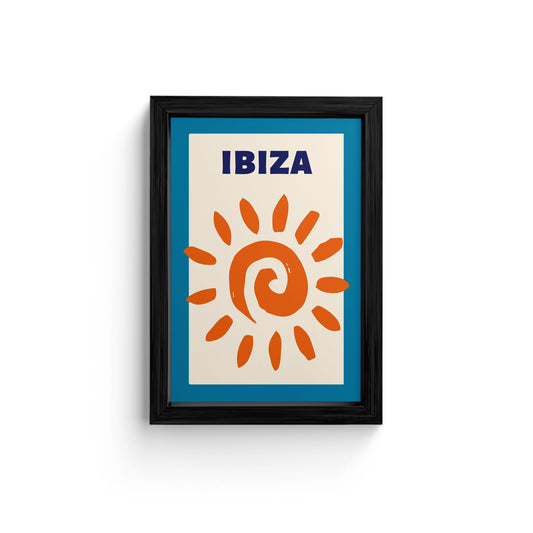 Ibiza Sunrise: Vibrant Canvas Wall Art