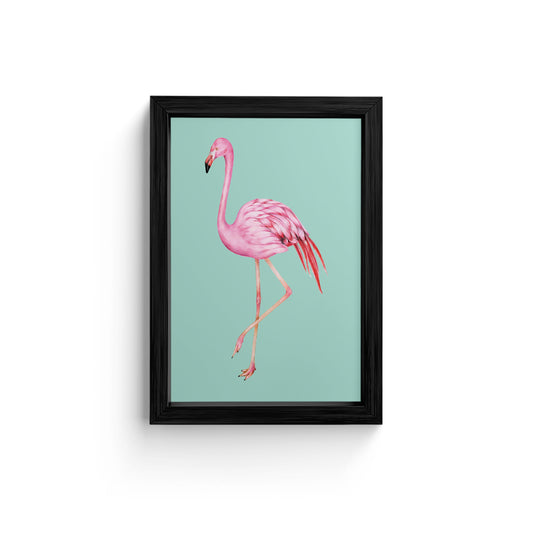 Elegant Flamingo Canvas Wall Art